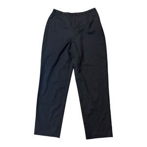 Eileen Fisher Pants‎ Womens Size S Black Made in USA Italian Fabric Career